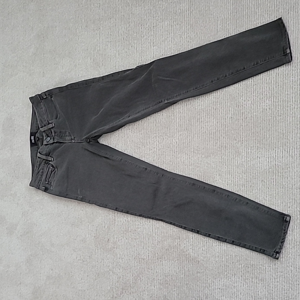 Paige denim, Grey low rise stretch skinny Jean, size 27